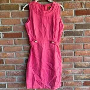 Tory Burch Pink Sleeveless Mini Dress